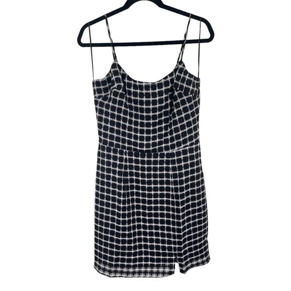 Dress the Population dress Kallan grid pattern minidress black Medium M - Picture 2 of 5